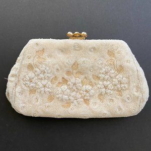 Joseph de Paris - Pearl Color Beaded Bag